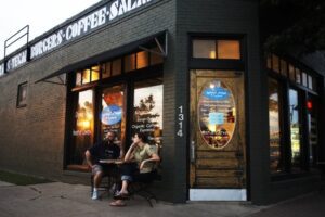 Spiral Diner storefront on Magnolia Ave in Fort Worth