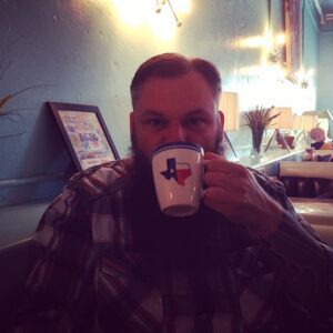 Inside retro diner booth at Spiral Diner Near Southside
