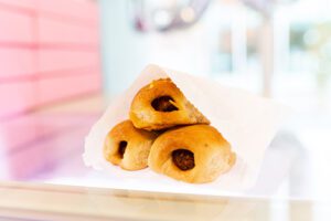 Cozy Dawgs – Spiral Diner’s vegan twist on pigs in a blanket / kolache